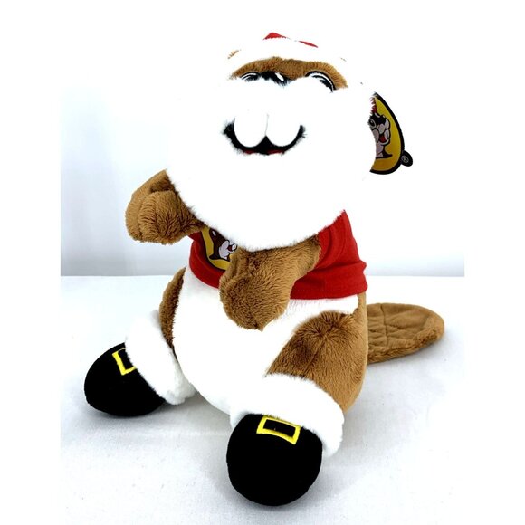 Buc-ee's Santa Beaver Holiday Christmas Medium 10" Plush Bucees - Picture 1 of 7